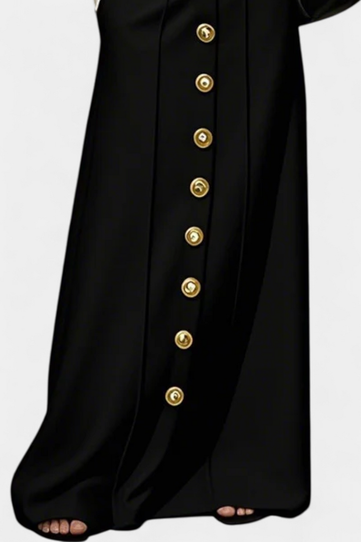 Ada Loose Button Skirt with Pockets and Urban Style