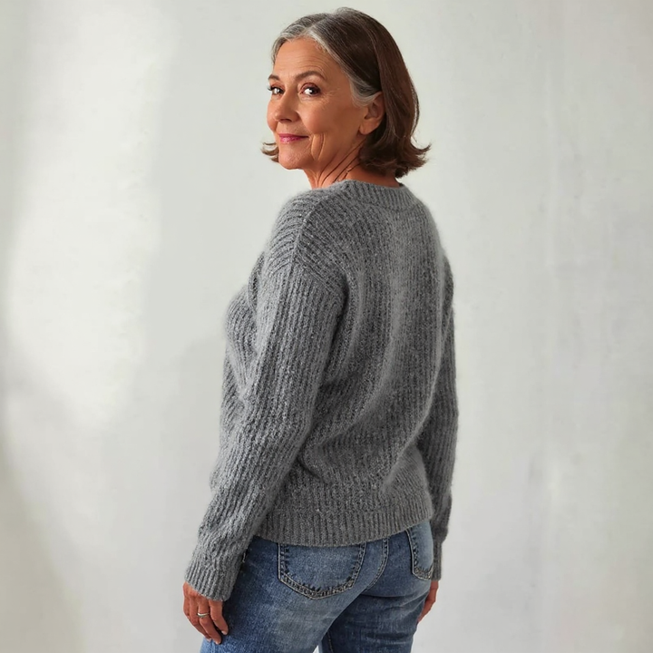 Amanda | Suéter de punto vintage estilo isla