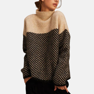 Norah | Jersey de algodón con cuello alto