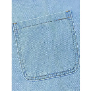 Honorata™ | Vestido vaquero sin mangas con franzido
