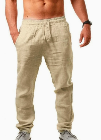 Lorenzo™ | Pantalón de Lino Suelto