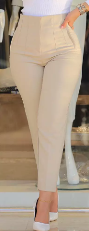 Ivana™ | Pantalón de Vestir Tiro Alto