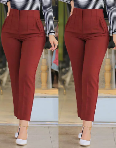 Ivana™ | Pantalón de Vestir Tiro Alto