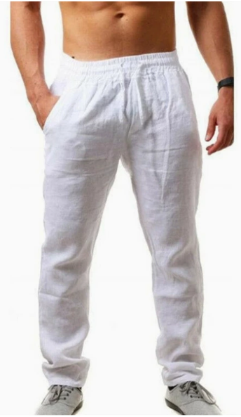 Lorenzo™ | Pantalón de Lino Suelto