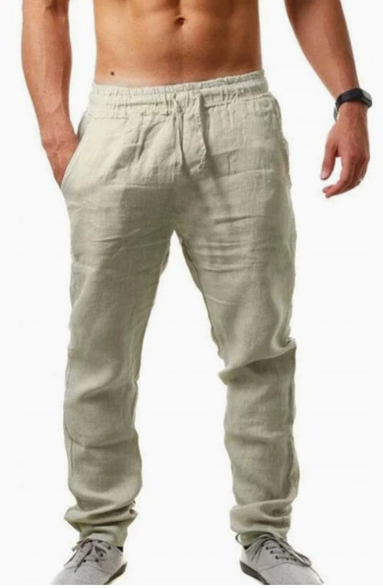 Lorenzo™ | Pantalón de Lino Suelto