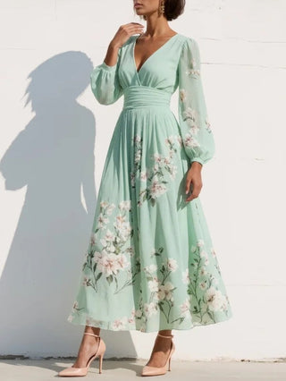 Coral™ | Vestido Midi con Estampado Floral
