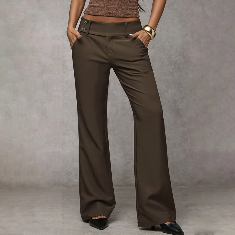 Valentina™ | Pantalón de Vestir Acampanado