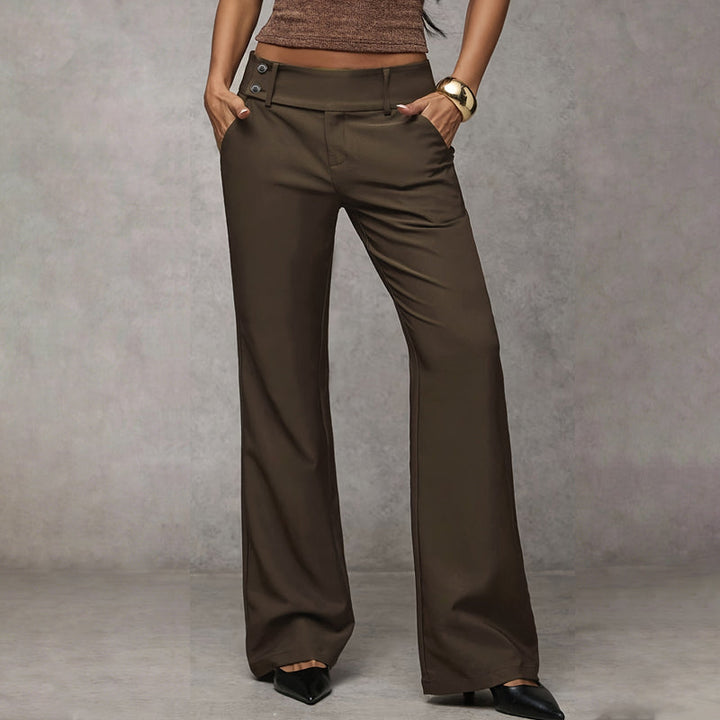 Valentina™ | Pantalón de Vestir Acampanado
